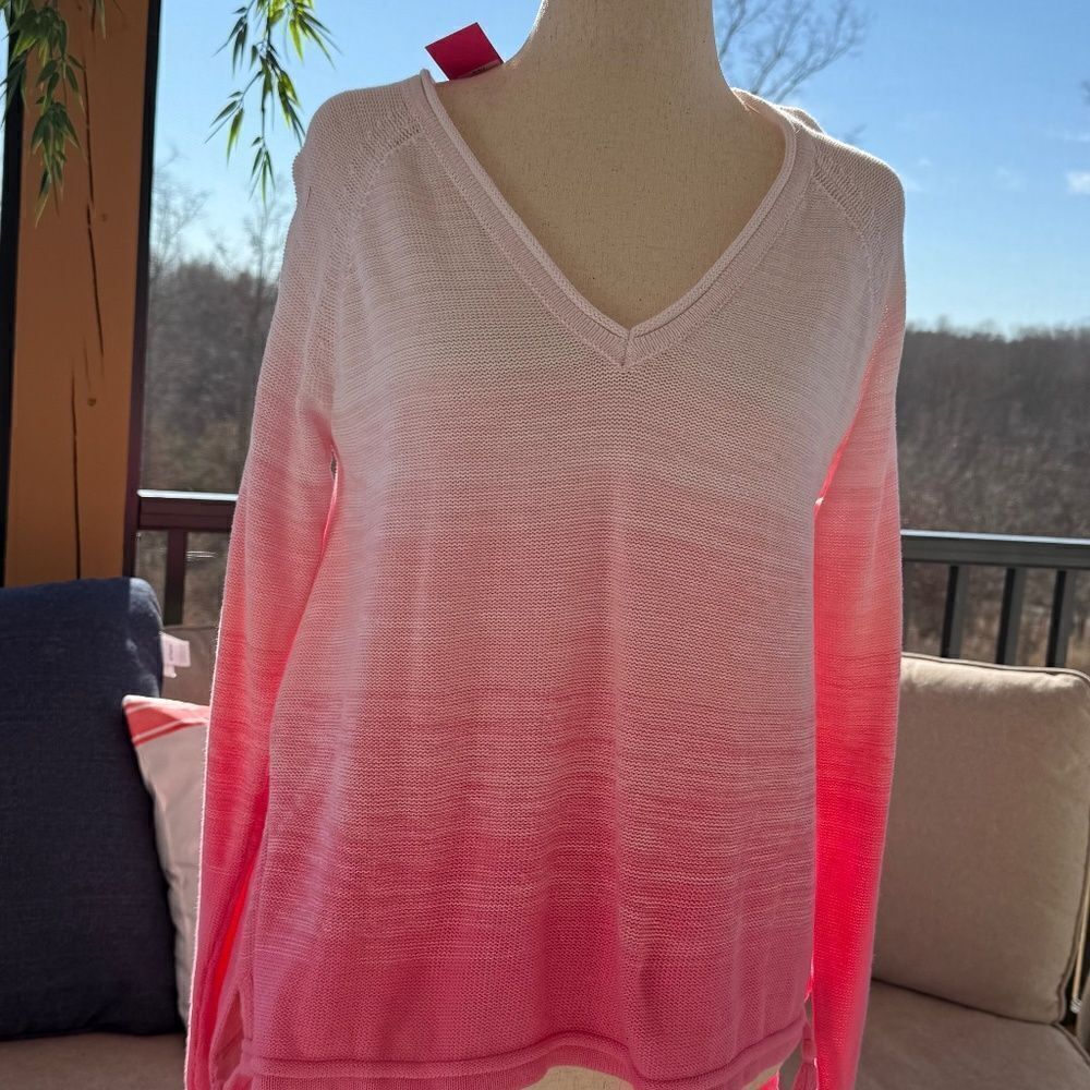 LILLY PULITZER "NWT" JODY V-NECK  HOMBRE SWEATER SIZE XLG